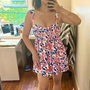 NWOT For Love & Lemon FLL Gianna Floral Mini Dress